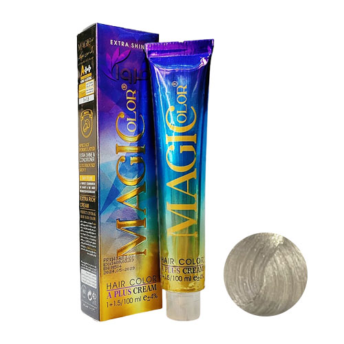 رنگ موی 1-11 مجیکالر حجم 100 میل رنگ بلوند نقره ای پلاتینه
