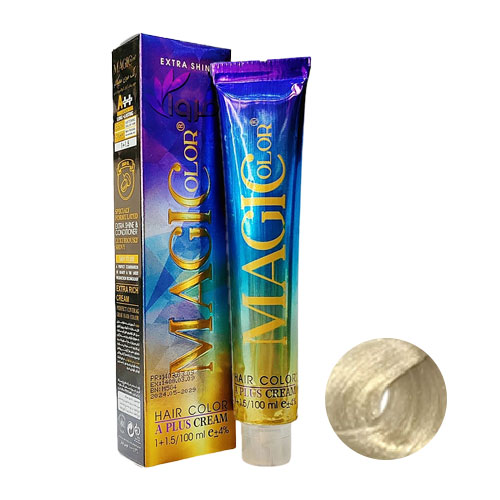 رنگ موی 0-12 مجیکالر حجم 100 میل رنگ سوپر پلاتین بلوند (عاج فیلی)