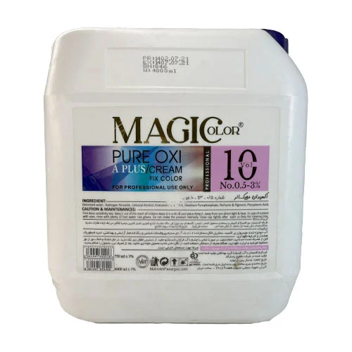 4litersof3%oxidant اکسیدان مجیکالر نمره 5-0 حجم 4 لیتر - Image 1