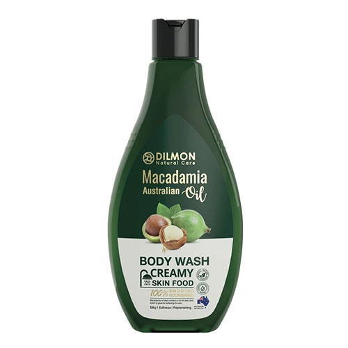 شامپو بدن دیلمون حاوی روغن ماکادمیا حجم 415 میل