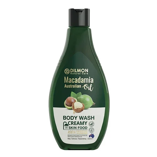 MacadamiaBodyShampoo شامپو بدن دیلمون حاوی روغن ماکادمیا حجم 415 میل - Image 1