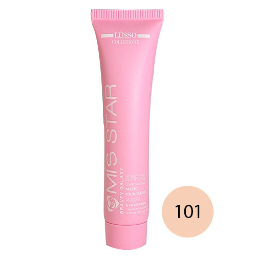 کرم پودر تیوپی (SPF20) میس استار کد 101