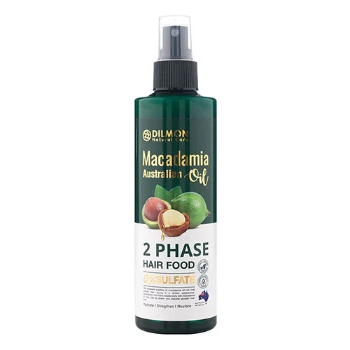 Twophasesofmacadamia اسپری دوفاز دیلمون حاوی روغن ماکادمیا حجم 250 میل - Image 1