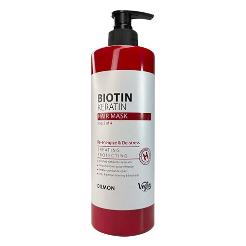 hairmask ماسک مو با آبکشی پمپی دیلمون حاوی بیوتین حجم 525 میل - Image 1