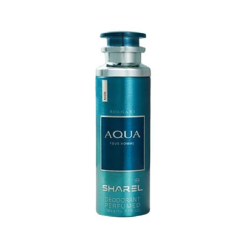 اسپری بدن مردانه شارل رایحه Aqua BULGARI حجم 200 میل