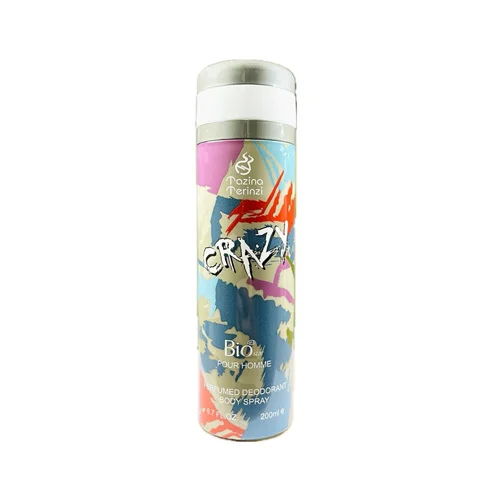 Biostarbodyspraycrazy اسپری بدن مردانه بیو استار مدل Crazy حجم 200 میلی لیتر - Image 1