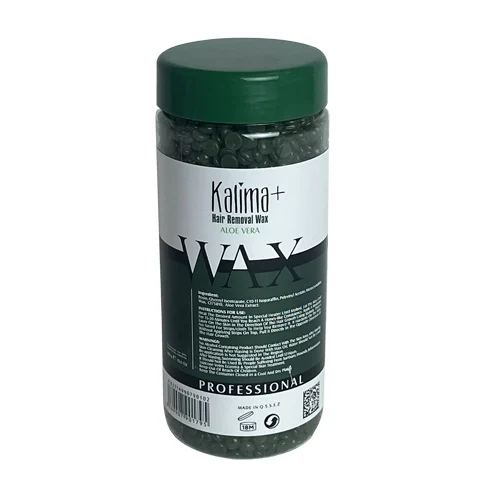 WaxGranulescylindricalcontainerKalimaPlusAloeVera500g وکس گرانول ظرف استوانه ای آلوئه ورا کالیما پلاس 500 گرم - Image 1