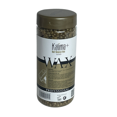 WaxGranulesinacylindricalcontainer KalimaPlusGold500g وکس گرانول ظرف استوانه ای طلایی کالیما پلاس 500 گرم - Image 1
