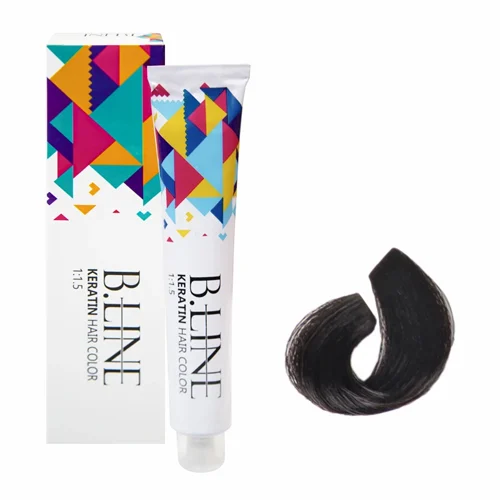 BeelineHairColorShadeNo1-0 رنگ مو بی لاین شماره 0-1 حجم 100 میل رنگ طبیعی مشکی - Image 1
