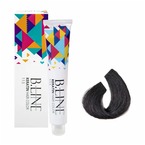 BeelineHairColorShadeNo1.1 رنگ مو بی لاین شماره 1-1 حجم 100 میل رنگ مشکی پر کلاغی - Image 1