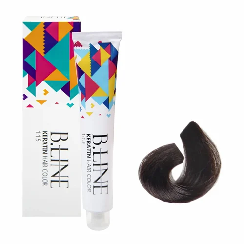 BeelineHairColorShadeNo4.0 رنگ مو بی لاین شماره 0-4 حجم 100 میل رنگ طبیعی قهوه ای متوسط - Image 1
