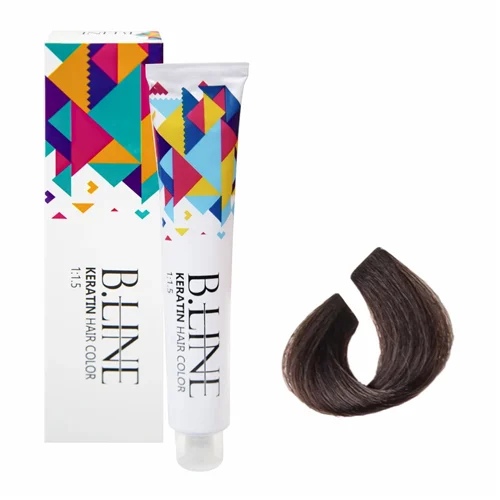 BeelineHairColorShadeNo4.00 رنگ مو بی لاین شماره 00-4 حجم 100 میل رنگ قهوه ای متوسط قوی - Image 1