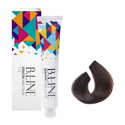 BeelineHairColorShadeNo5.0 رنگ مو بی لاین شماره 0-5 حجم 100 میل رنگ طبیعی قهوه ای روشن - Image 1