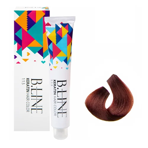 BeelineHairColorShadeNo6.4 رنگ مو بی لاین شماره 4-6 حجم 100 میل رنگ بلوند مسی تیره - Image 1