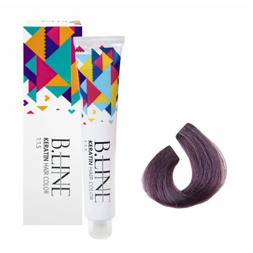BeelineHairColorShadeNo7.16 رنگ مو بی لاین شماره 16-7 حجم 100 میل رنگ دودی بنفش - Image 1