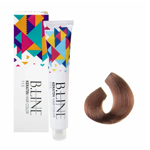 BeelineHairColorShadeNo8.7 رنگ مو بی لاین شماره 7-8 حجم 100 میل رنگ بلوند شکلاتی روشن - Image 1