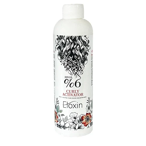 Eloxin6veloperCurling180ml اکسیدان 6 درصد (فرکننده) الوکسین حجم 180 میل - تصویر 1