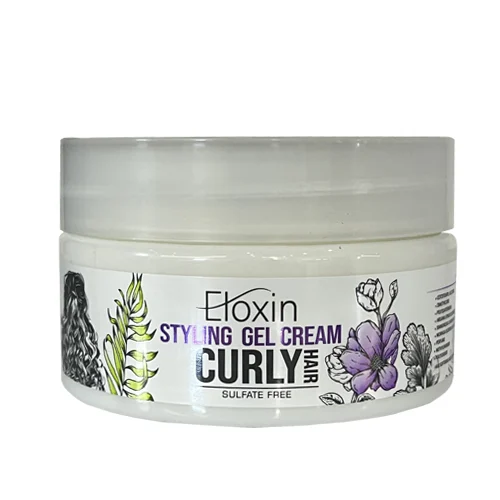 EloxinCurlHairGelCream300ml کرم ژل موی فر الوکسین حجم 300 میل - تصویر 1