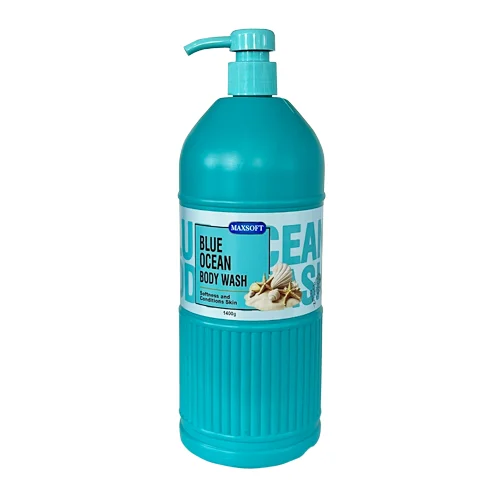 MaxSoftBlueBodyWashwithAloeVeraExtract1400g شامپو بدن حاوی عصاره آلوئه ورا مدل آبی مکس سافت حجم 1400 گرم - تصویر 1