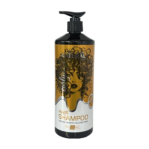 NaturalShampooforCurlyHairDryandDamaged850ml شامپو مناسب موهای فر (خشک و آسیب دیده) نچرال حجم 850 میل - تصویر 1